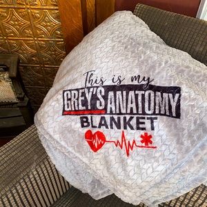 Greys Anatomy Blanket Throw